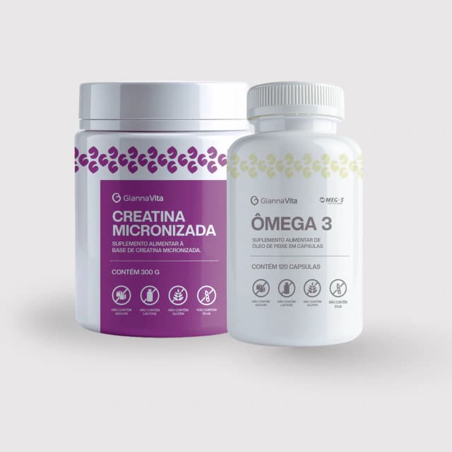 Kit Creatina + Ômega 3